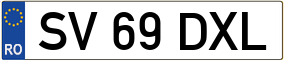 Truck License Plate